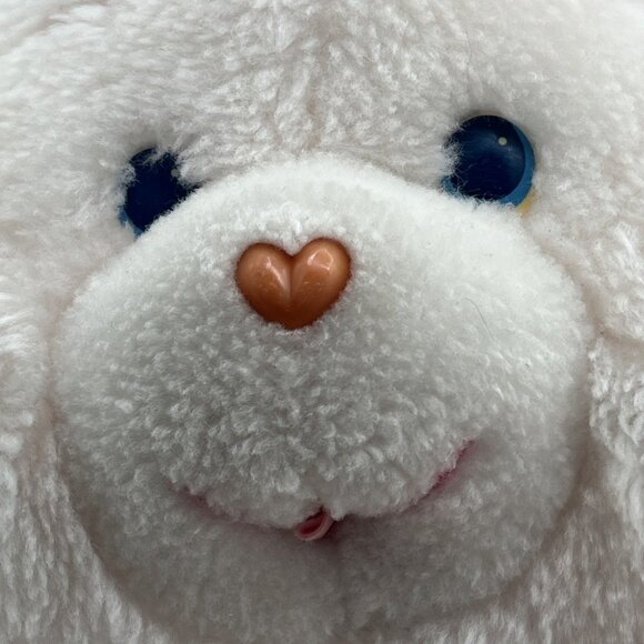 Vintage Care Bears Baby Hugs Plush 1983 Pink Bear w/ Diaper Heart Star - Picture 10 of 11